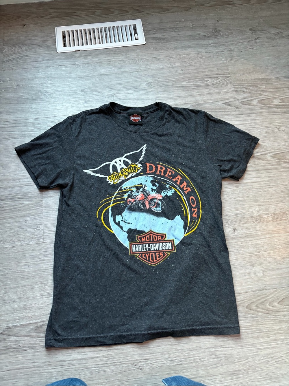 Harley-Davidson Mens Black 'Dream On' Graphic T-Shirt